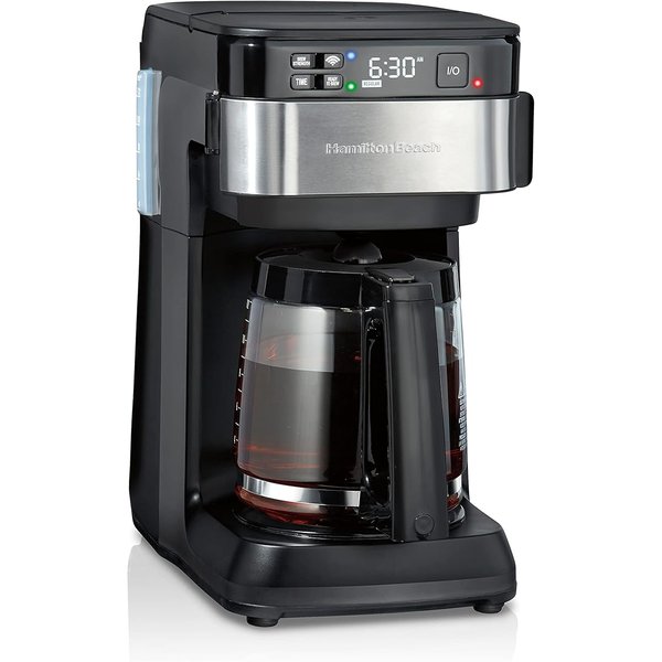 Hamilton Beach Works with Alexa Smart Coffee Maker programmable 12-cup